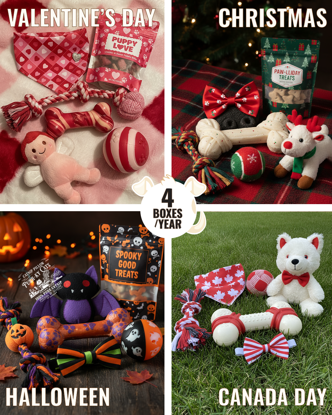 pawliday packs by tiny treat gang